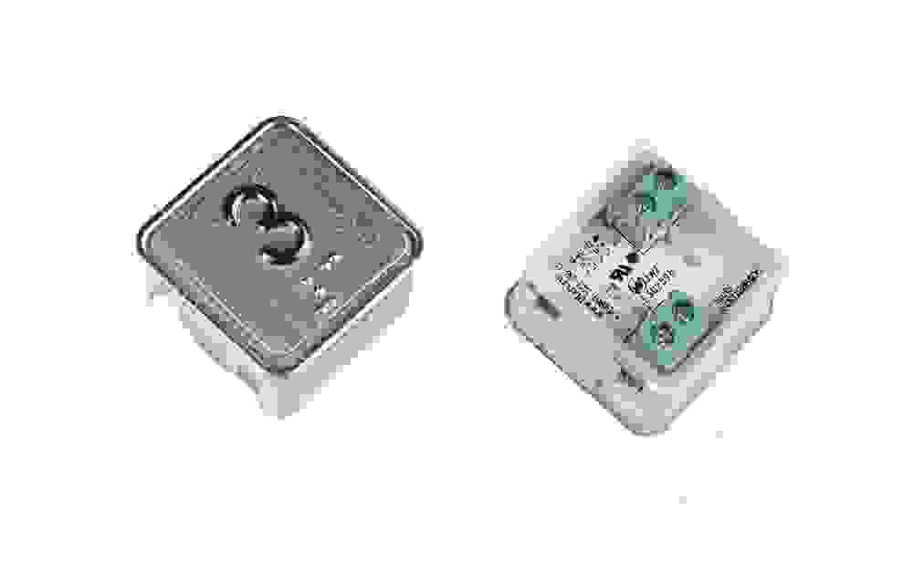 Модуль кнопочный квадратный красная подсветка код брайля "3" A4N11286$06 KA302-S-R-03 ЩЛЗ