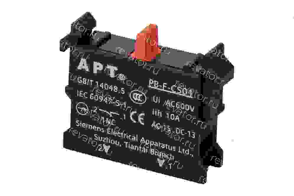 Блок-контакт 1НЗ PB-F-CS01 APT