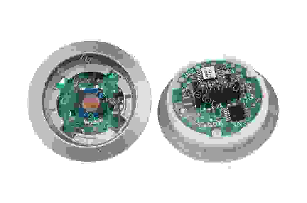 Модуль кнопочный приказа серый обод KSS KM804343G02 Kone
