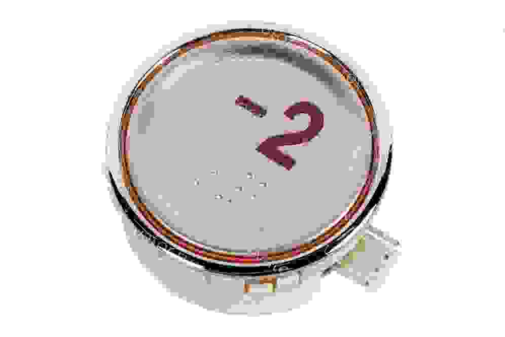 Модуль кнопочный круглый красная индикация "-2" AEN55C162*A Sigma