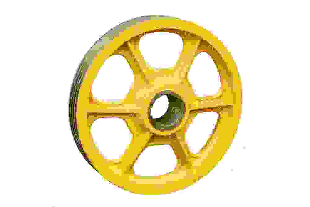 Шкив канатоведущий 455х4х10 для лебедки 160VAT T0260C2 Otis