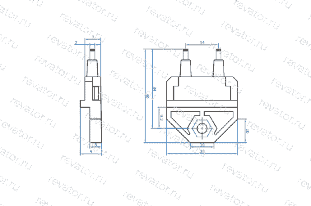 Перемычка контактная торцевая FER JY01-A1Z-7A Janetec