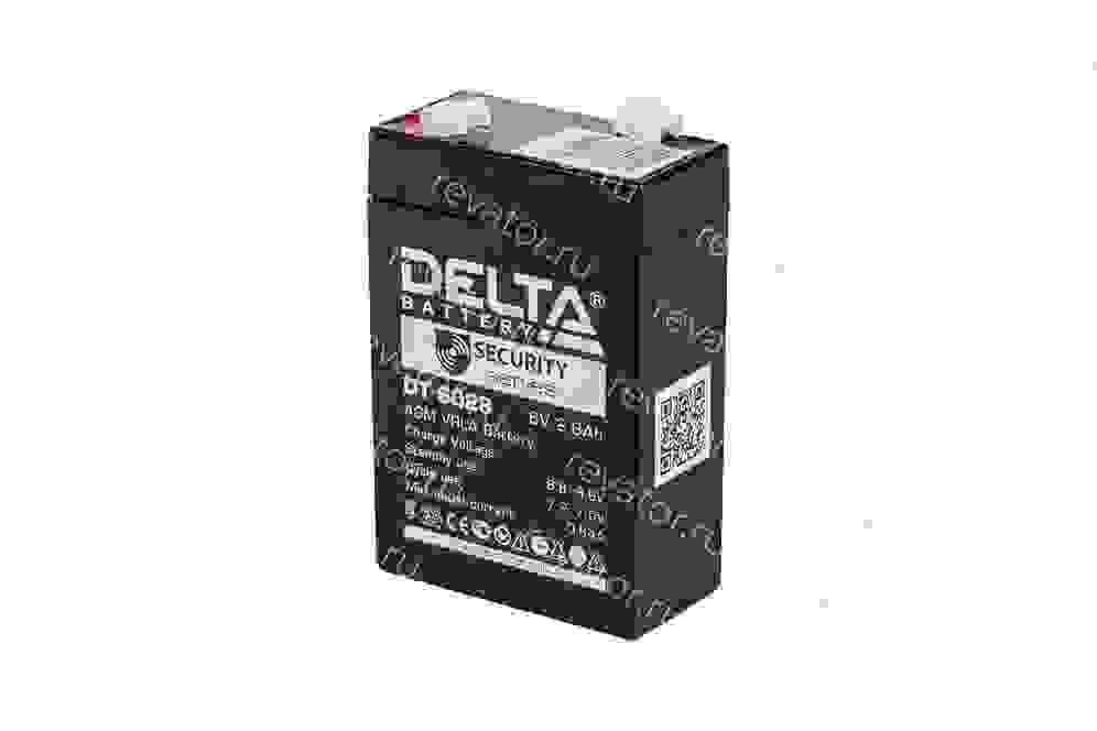 Аккумулятор 6В 2,8Ач 96х66х33мм DT 6028 Delta