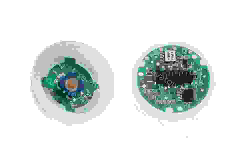 Модуль кнопочный приказа прозрачный обод янтарная подсветка KSS KM804343G01 Kone