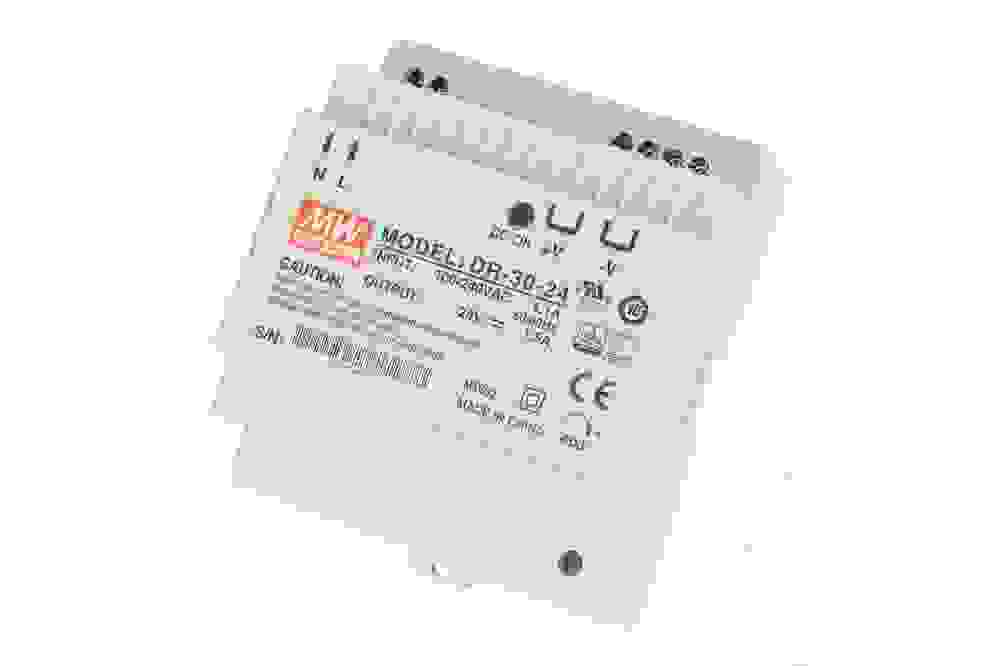 Блок питания 24VDC 1,5А DR-30-24 Mean Well