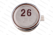 Модуль кнопочный круглый красная индикация "26" AEN55C162*A Sigma