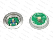 Модуль кнопочный вызов ведомый серый обод белая подсветка KSS KM804342G15 Kone