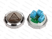 Модуль кнопочный с чернением красная подсветка "Стрелка" Схема №1 ВК-33-5Б