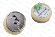Модуль кнопочный круглый красная подсветка код брайля A4N107639 "3" MA2D04-D-R-03 ЩЛЗ