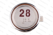 Модуль кнопочный круглый красная индикация "28" AEN55C162*A Sigma