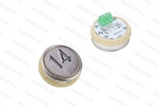 Модуль кнопочный круглый красная подсветка код брайля A4N107639 "14" MA2D04-D-R-14 ЩЛЗ