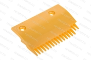Гребенка эскалатора левая пластиковая желтая 17 зубьев DSA2000168-L LG Sigma