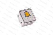 Модуль кнопочный квадратный "Вызов" код брайля A4N11286$11 KA302-BEL-2NC ЩЛЗ