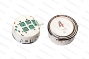 Модуль кнопочный круглый красная индикация "4" AEN55C162*A Sigma