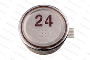 Модуль кнопочный круглый красная индикация "24" AEN55C162*A Sigma
