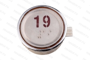 Модуль кнопочный круглый красная индикация "19" AEN55C162*A Sigma