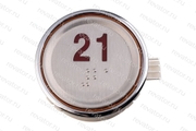 Модуль кнопочный круглый красная индикация "21" AEN55C162*A Sigma