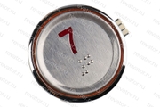 Модуль кнопочный круглый красная индикация "7" AEN55C162*A Sigma