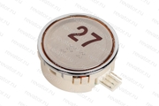 Модуль кнопочный круглый красная индикация "27" AEN55C162*A Sigma