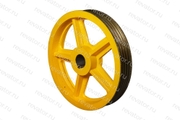 Шкив канатоведущий 500х4х12 для лебедки HS150A Haisung