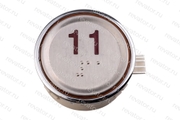 Модуль кнопочный круглый красная индикация "11" AEN55C162*A Sigma