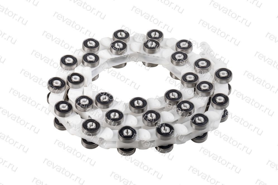 Цепь огибающая баллюстрады 28 пар L=1350мм шаг 45 R20 KM5232300G06 Kone