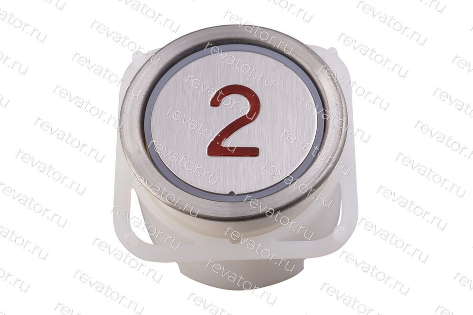 Модуль кнопочный круглый красная подсветка MTD210 BA210 BA213 BA21G EB110 "2" A3N10381 BST Sigma