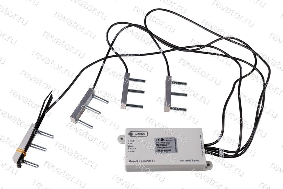 Устройство грузовзвешивающее 4 датчика для ремней шириной 30мм длина проводов 750мм FAA24270AP4 Otis