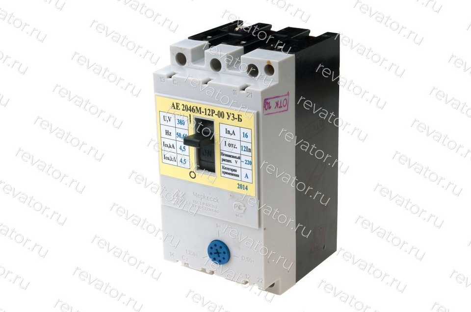 Выключатель автоматический 230В 16А АЕ2046М-12Р-00