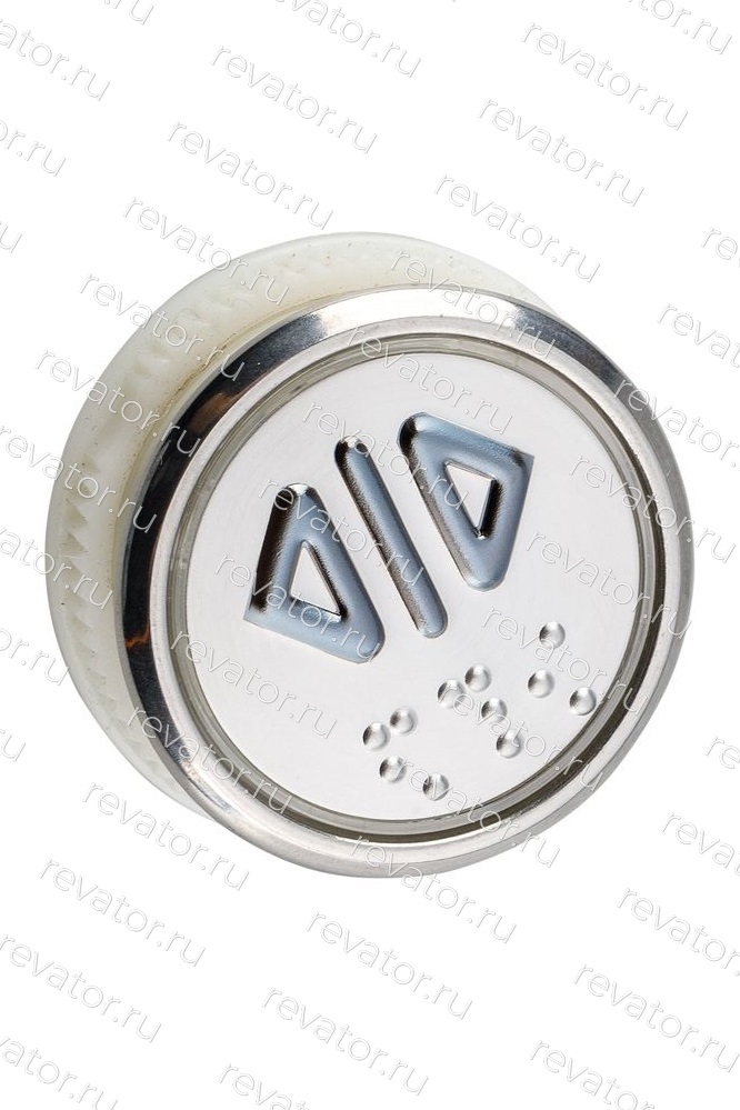 Модуль кнопочный круглый красная подсветка код брайля "Открытие дверей" A4N49744$05 EA2406S-D-R-OP ЩЛЗ