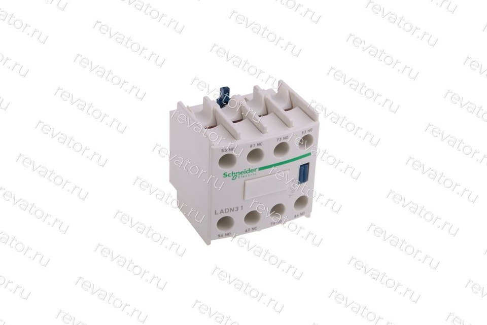 Блок дополнительных контактов фронтальный 3НО+1НЗ LADN31 Schneider Electric