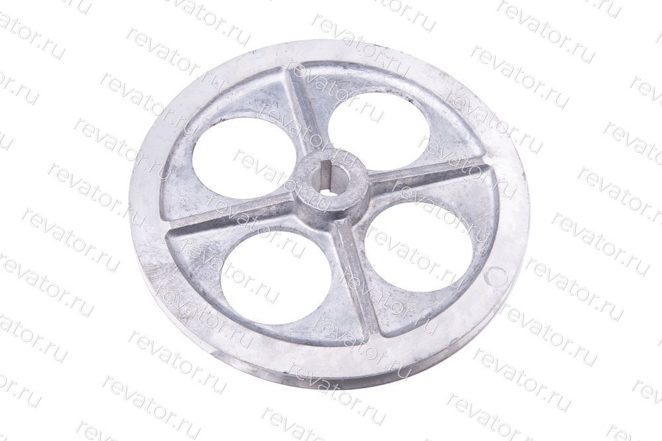 Шкив 180мм редуктора привода дверей алюминиевый проем 1200мм 630кг 424.03.10.006А КМЗ