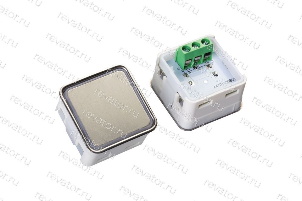 Модуль кнопочный квадратный красная подсветка "без символов" A4N11286$05 KA302-D-R-BLN ЩЛЗ