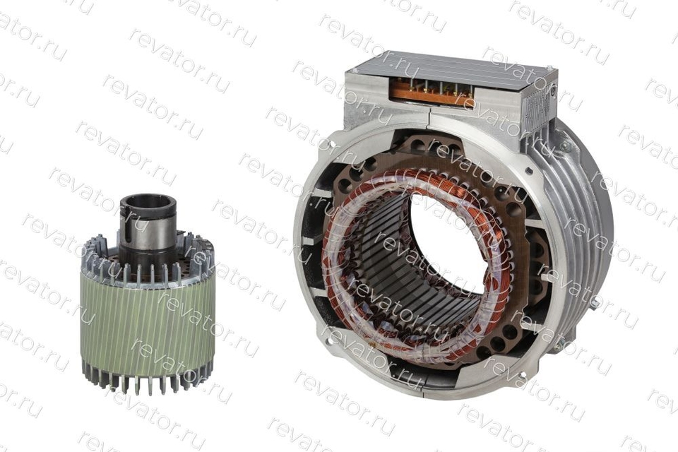 Электродвигатель для лебедки SGR 13VTR-CR с ротором 5,0/1,3кВт 1500/375об/мин ДАЛ-5,0 ZAA20002C5 Otis