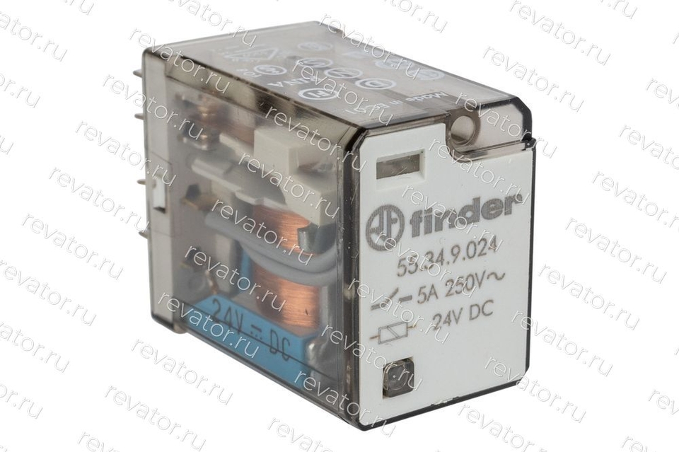 Реле промежуточное 24VDC 7А 55.34.9.024.0000 Finder