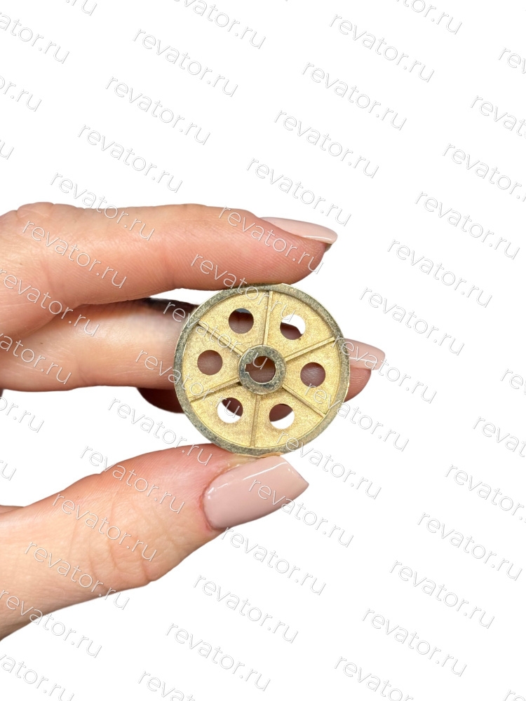 Шкив канатоведущий 525х3х10 сувенирный бронзовый КМЗ