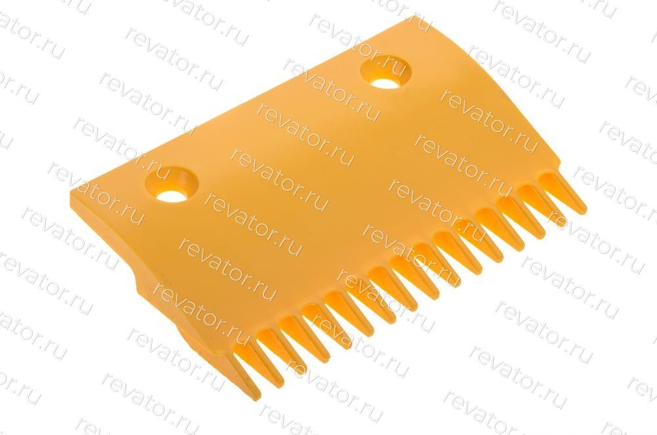 Гребенка центральная эскалатора SCE пластиковая желтая 16 зубьев ASA00B655 LG Sigma