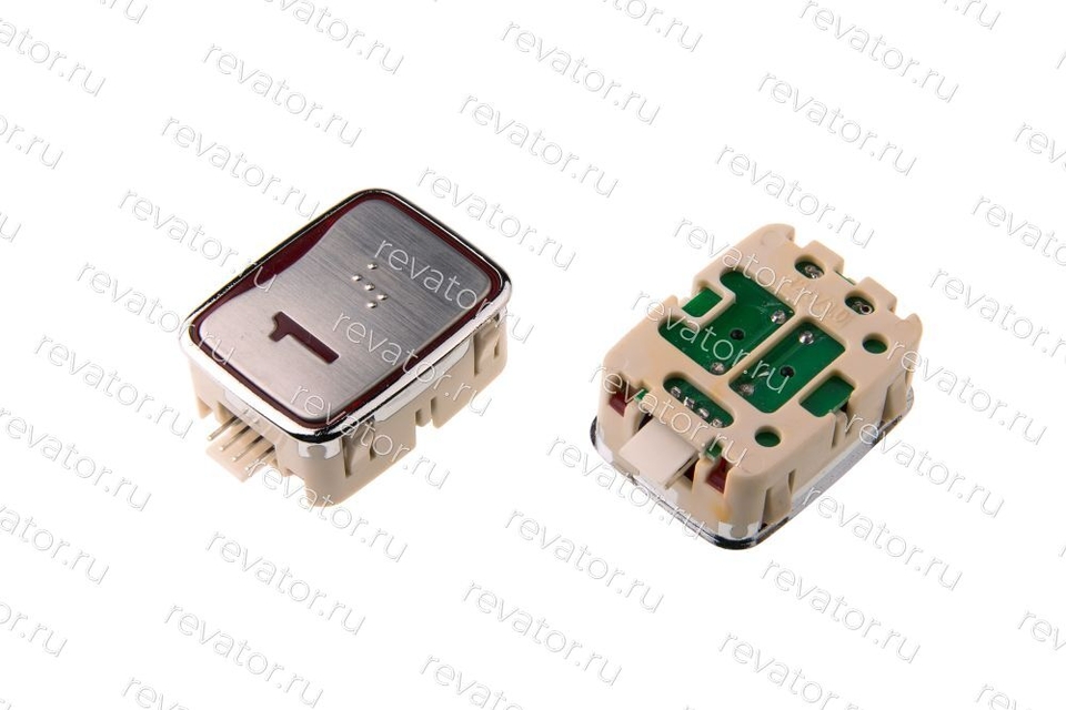 Модуль кнопочный красная подсветка код брайля AK-25B "1" AEN04C049*A Sigma