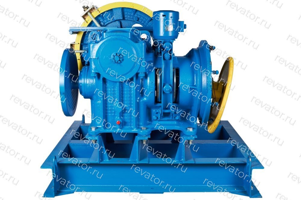 Лебедка без двигателя правая 291М.02.00.000 МЛЗ