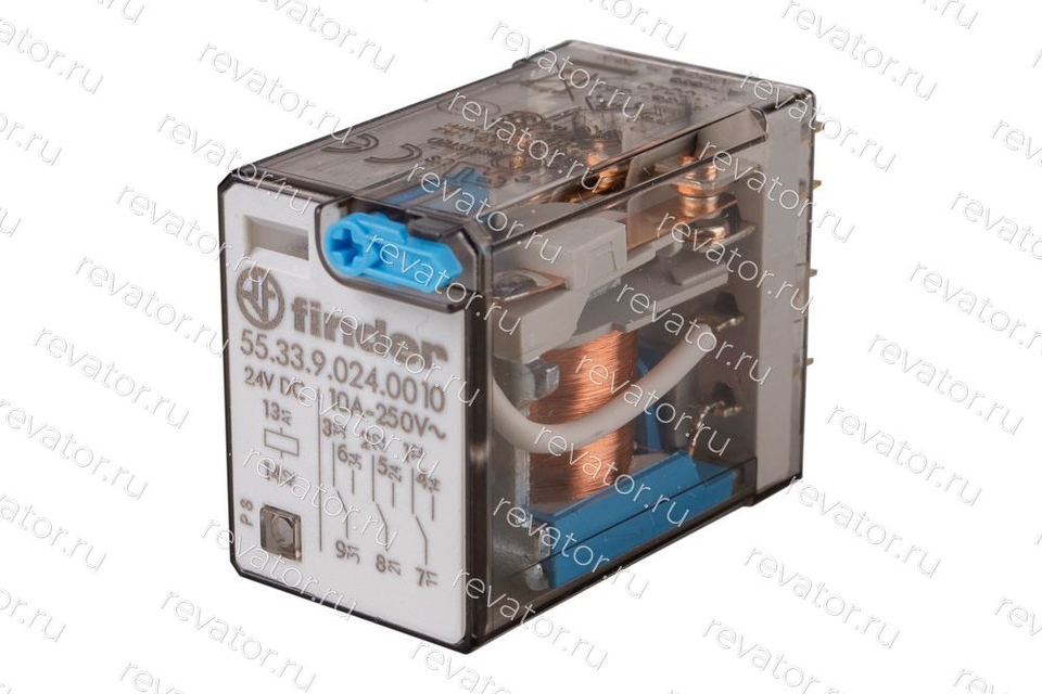 Реле промежуточное 24VDC 10А 55.33.9.024.0010 Finder