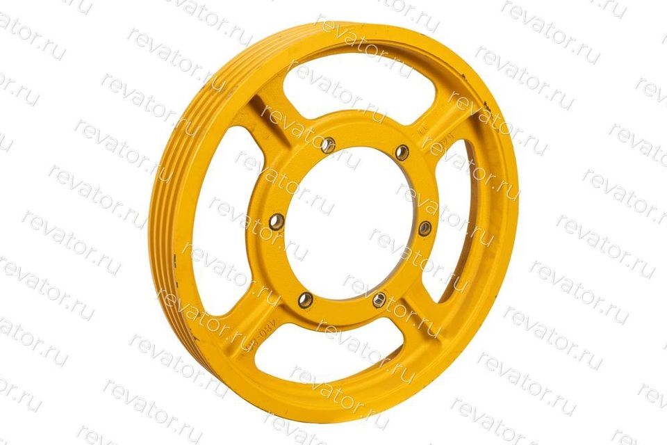 Шкив канатоведущий 480х4х10 для лебедки M73 PT48333343 Montanari