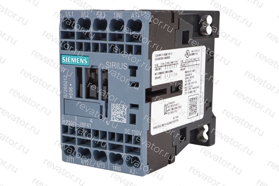 Пускатель 110VDC 9А 3RT2016-2BF41 Siemens