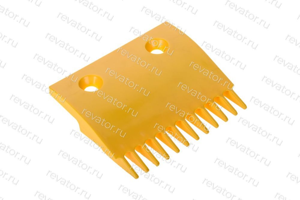 Гребенка центральная эскалатора SCE пластиковая желтая 12 зубьев ASA00B656 LG Sigma
