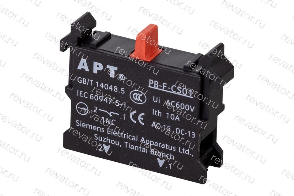 Блок-контакт 1НЗ PB-F-CS01 APT