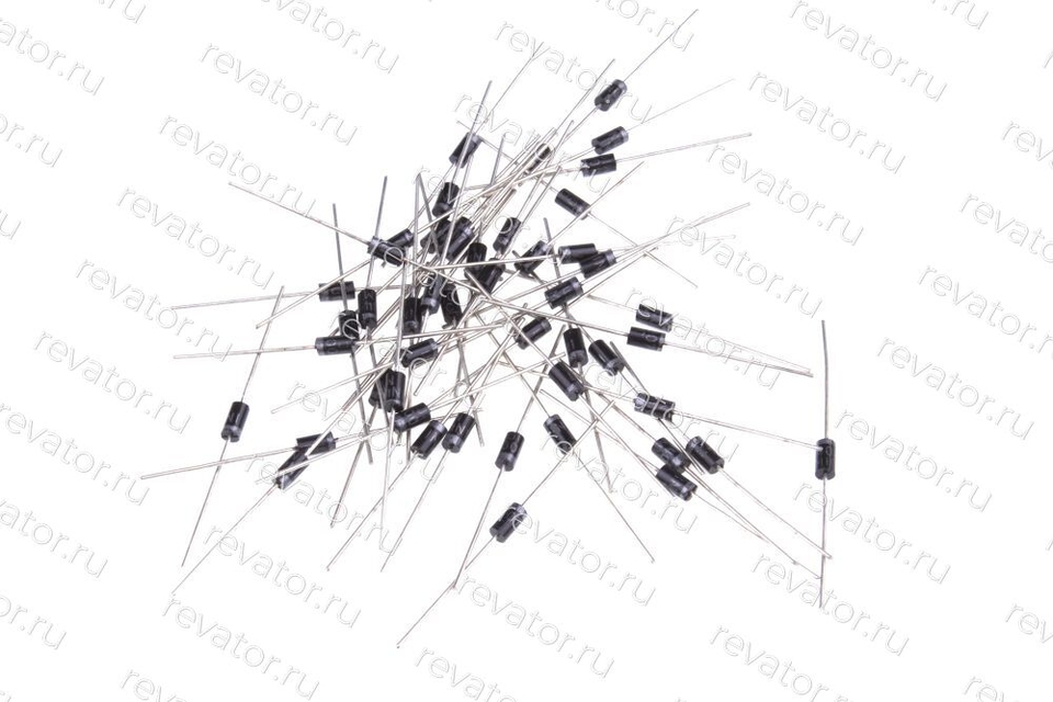 Диод выпрямительный 1A 1000В DO-41 1N4007 (КД243Ж)