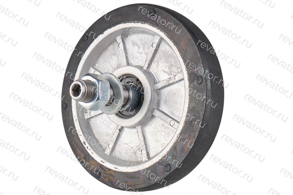 Ролик 150мм башмака кабины W=27мм с осью RG150 KM581275G03 Kone