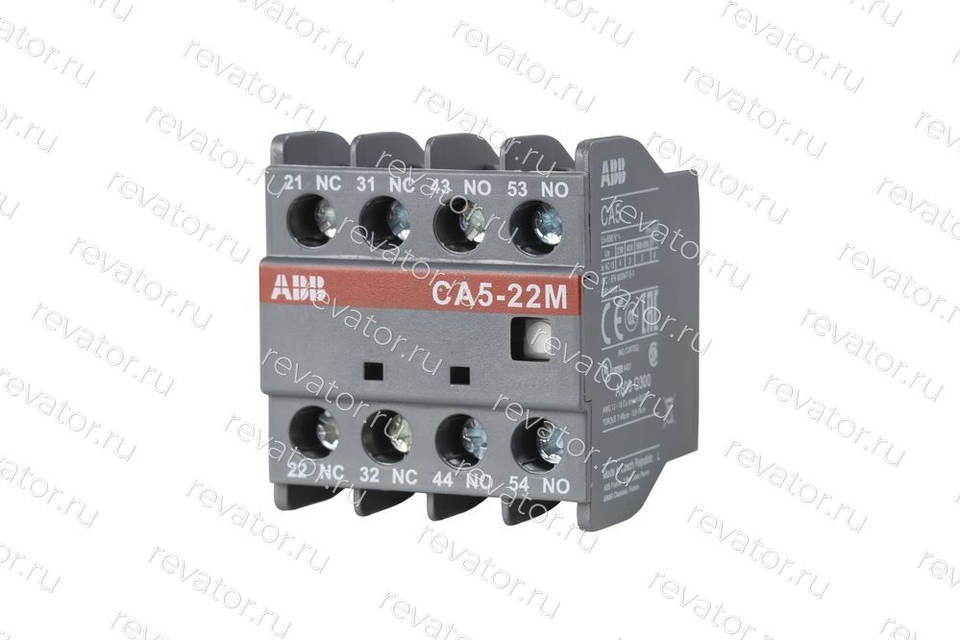 Блок дополнительных контактов фронтальный 2НО+2НЗ CA5-22M 1SBN010040R1122 ABB