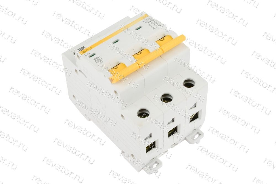 Выключатель автоматический 6А 3P тип C ВА47-29 MVA20-3-006-C ИЭК