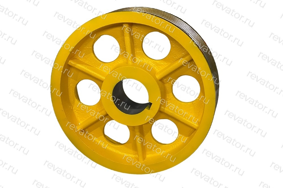 Шкив канатоведущий 500х6х12 для лебедки H438/H422B конус 2R62904*B Sigma