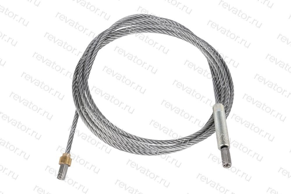 Тросик L=1870мм проем 1300мм синхронизации дверей шахты телескоп Otis